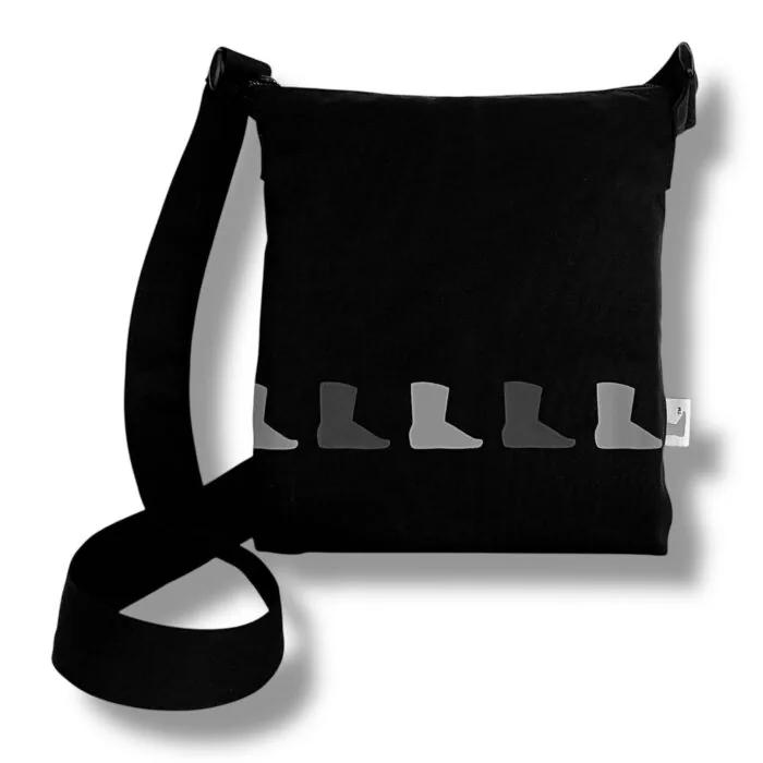 Black Boot Bag